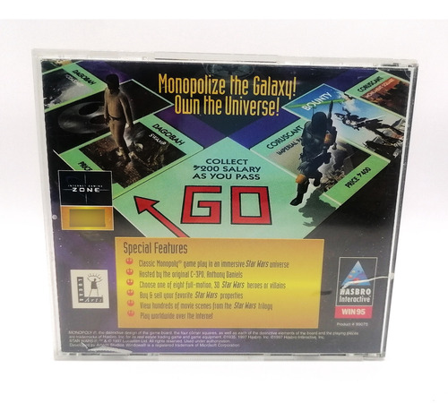Monopoly Star Wars Cd Rom Edition Original 1997 Videojuego (Usado)