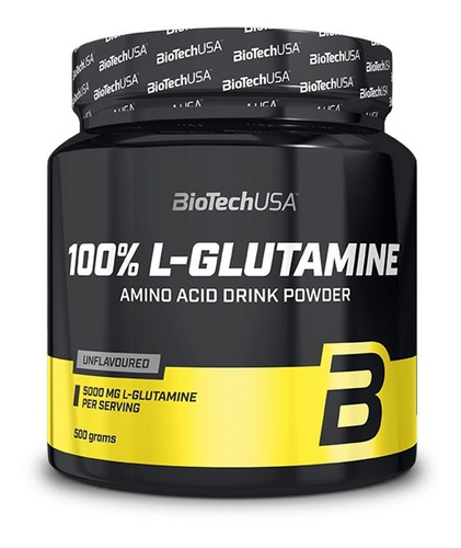 Glutamina Biotechusa 5gr X Scoop (100 Servicios)
