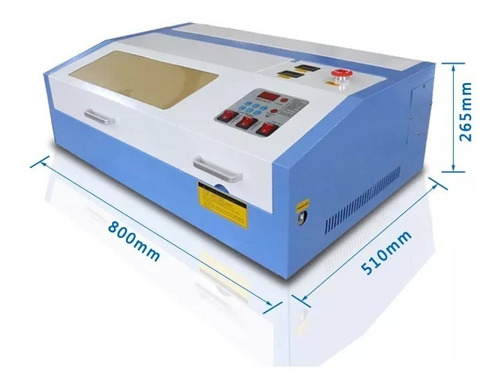 Imagen 4 de 8 de Máquina Cnc Láser Co2 40w Corte Y Grabado - Inc Igv