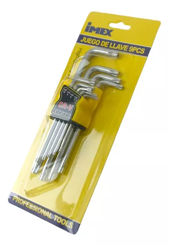 JUEGO LLAVES TORX - FMTPRT9 - LARGA - 2.5 A 10MM - FMT