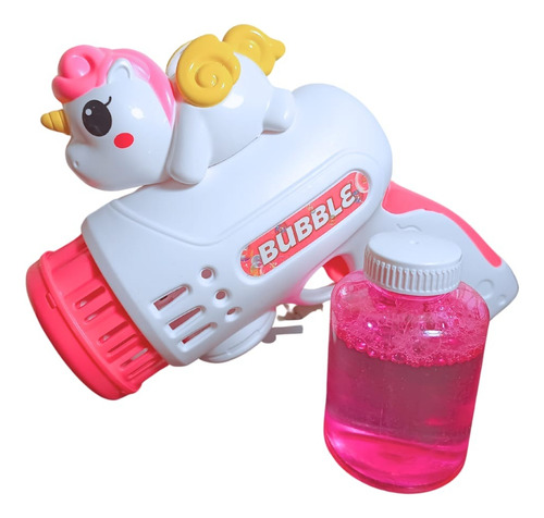 Juguete Burbujero Pistola Unicornio Princess Para Niñas