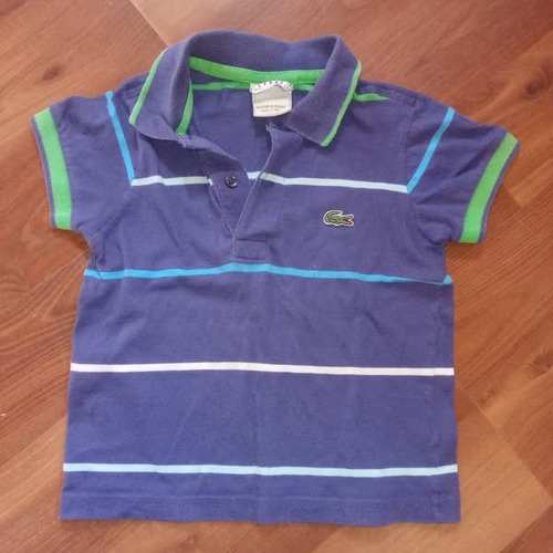 Chomba Rayada De Niño Lacoste Talle 2 (Usado)