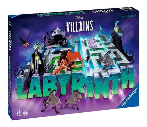 Juego Mesa Familiar Laberinto Villanos Disney Ravensburger