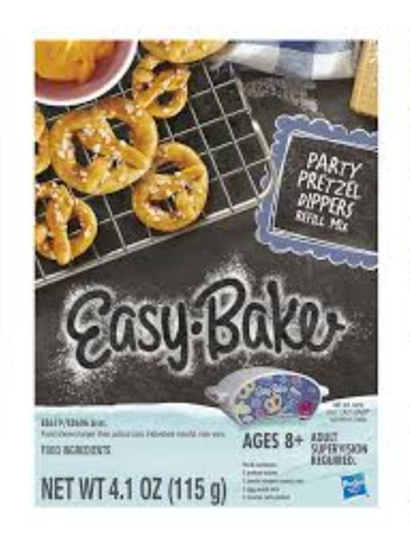 Harina Easy Bake Pastelitos Micro Hornito Pretzels Refill