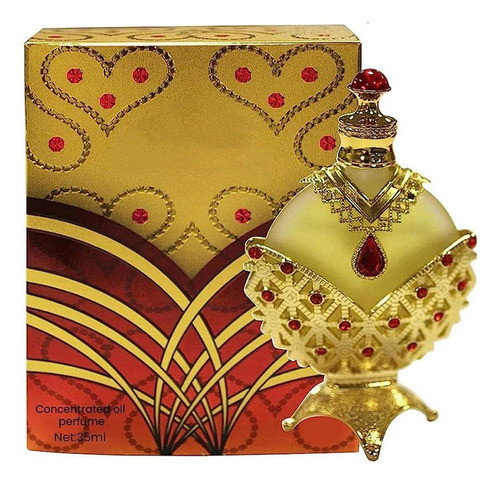 Travel Arab Perfume, Aceite De Perfume Concentrado Dorado, 3