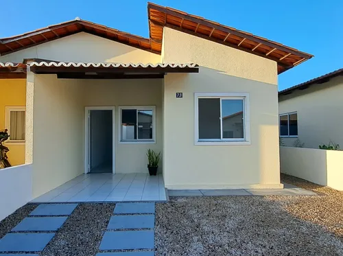 Casa Plana | 2 Quartos | 1 Banheiro | 2 Vagas | Quintal Amplo | Condomínio Residencial Jasmim | Piscina | Quadra Poliesportiva | Segurança 24h | Financiamento Facilitado | Fgts | Horizonte - Ce