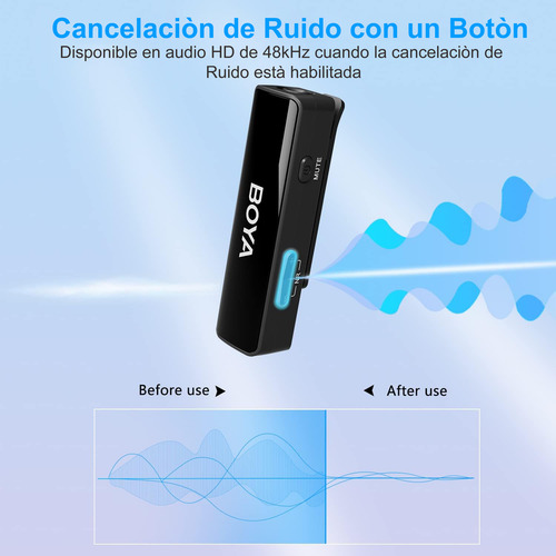 Sistema Micrófonos Inalambricos Lavalier Boyalink Todo En Un