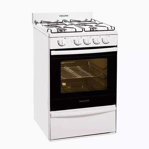 Cocina Volcan 89643v Mg Blanca 55cm Luz Y Encendido