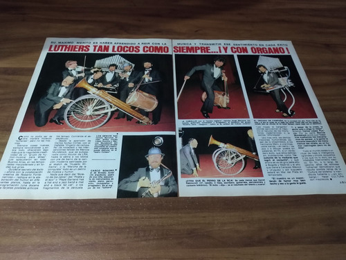 (ak307) Les Luthiers * Clippings Revista 2 Pgs * 1981