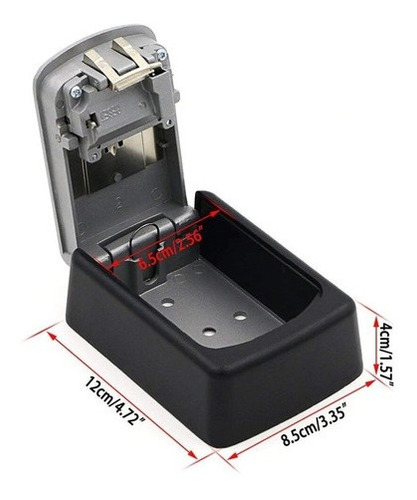 Imagen 5 de 9 de Caja Seguridad Para Llaves Con Clave + Envio / Mundo Online