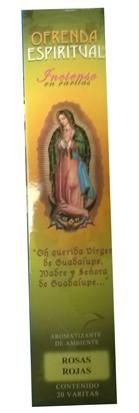 Incienso Virgen Rosas Rojas 20 Varitas