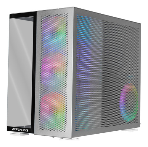 Gabinete Dxt Gaming Titan T5 Media Torre 4 Fan Usb-c Argb