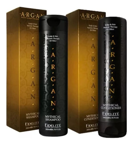 Fidelite  Mythical Shampoo Y Acondicionador  Argan