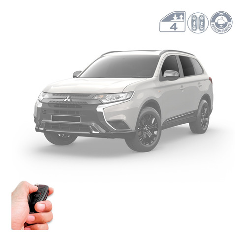 Imagem 2 de 6 de Modulo Vidro De Elétrico Mitsubishi Asx 2016 2017 Onetouch