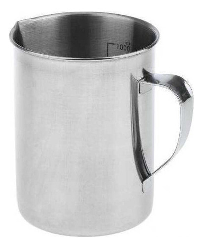 Para 3 Jarras Medidoras 1000 Ml Acero Inoxidable Con