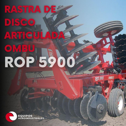 Rastra Ombu De Disco Desencontrada Rop 4900 56 Discos