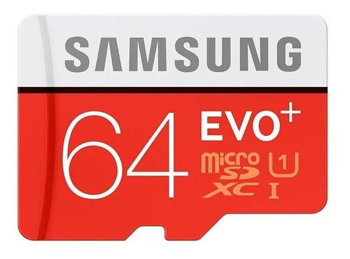 Cartão Samsung Micro Sdxc Evo 64gb 100mb/s Uhs-1 Sd Original
