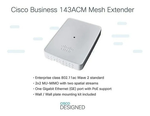 Imagen 4 de 4 de Extensor Wireless Ac Mesh Wifi Cisco Mu-mimo Gigabit D Band