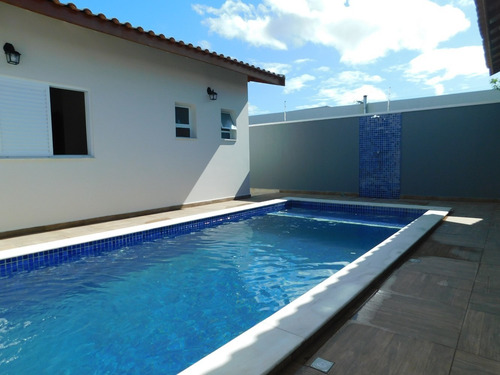Jardim Icaraíba - Peruíbe / Sp - Casa Com Piscina À Venda.