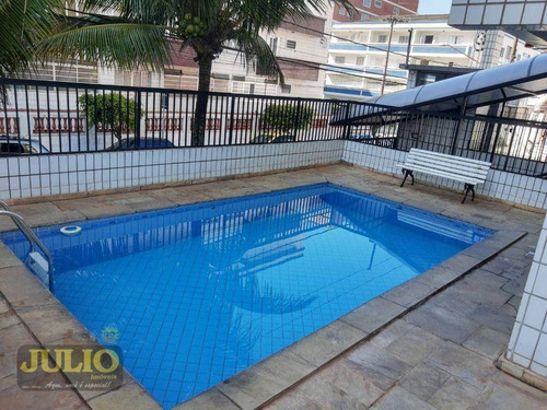 Imagem 3 de 21 de Apartamento A 1 Quadra Da Praia Com Vista Para O Mar Em Praia Grande - Ap1174