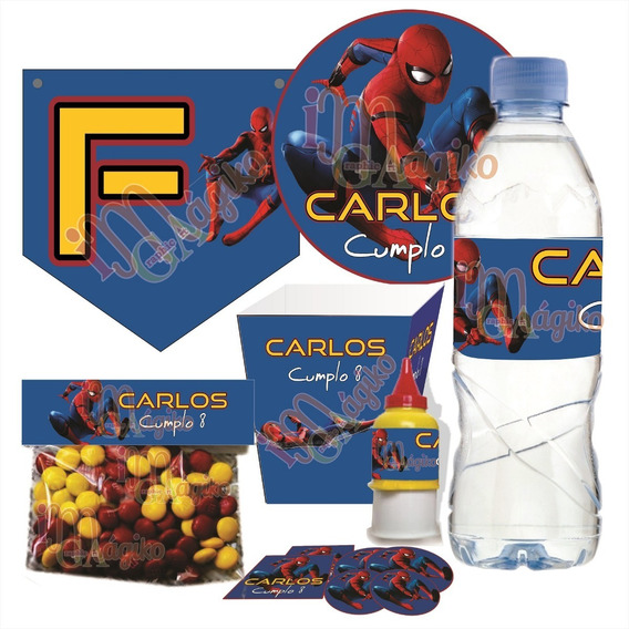 Spiderman Home Coming Imprimible Personalizado Mesa Dulces | MercadoLibre