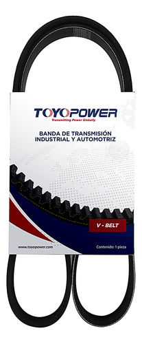 Banda Poly-v Toyopower Fiesta Ikon L4 1.6l 02