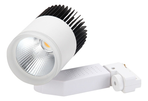 Spot Led Para Riel O Pared 7w - Luz Fría