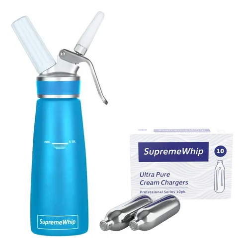 Cremera Sifón Pro 500ml Aluminio 10 Capsulas N20 Universal