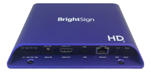 Brightsign Hd1023 Reproductor Html5 E S Ampliado Full Hd