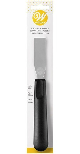 Imagen 1 de 7 de Espatula Recta 23 Cm Acero Inoxidable Wilton Titanweb
