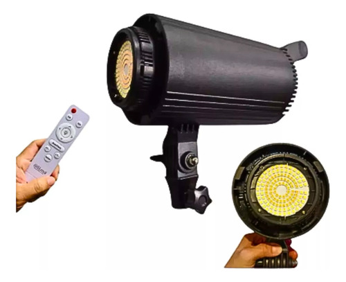 Kit De Iluminación Para Estudio Fotografía Con Softbox 220v Negro Blanco