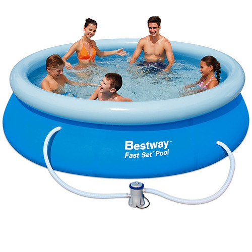 Piscina Inflable Con Bomba Y Filtro 2074 Lts - Muebles Web