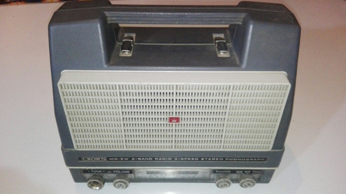 Radio Tocadiscos Antiguo Crown Para Reparar (Usado)