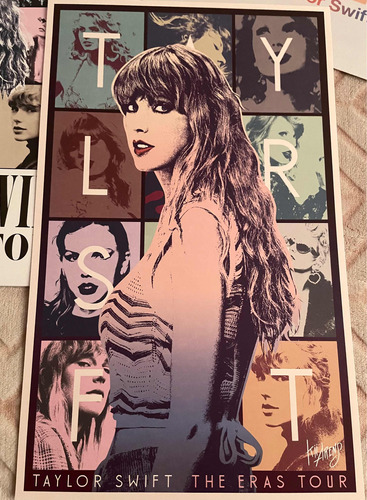 2 Posters En Sobre Original Merchandising Vip Taylor Swift