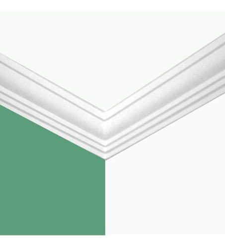 Moldura Teto Isopor Sanca Roda Forro 32 Mts Promoção