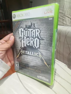 Guitar Hero Metallica Xbox 360 100% Nuevo Original Sellado