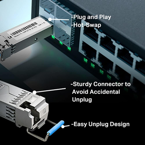 Módulo Lc Sfp Tp-link Tl-sm321a 1000base-bx Wdm Monomodo