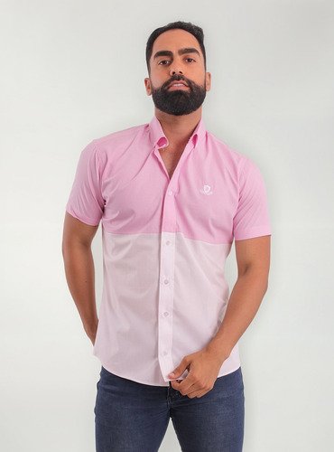 Camisa Manga Corta De 100% Algodón Pima