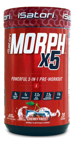 Isatori Morph X5 Intense Pre Entrenamiento - Con Malato De C