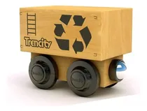 Comprar Trencity Vagon Con Container De Carga Heroes Trencity Vagón De Carga Amarillo