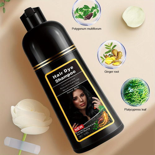 Conjunto De Shampoo Para Tintura De Cabelo Rápida Natural À