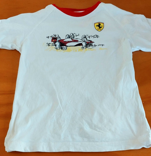 Playera Ferrari Scuderia Kids