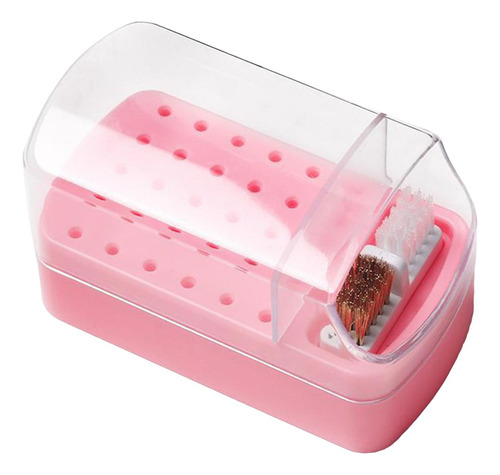 6 Durable Nail Drill Bit Holder Estuche De Molienda Ligero