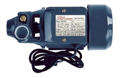 Bomba De Agua Db-60/g Usa Medio Caballo 1/2 Hp De Cobre