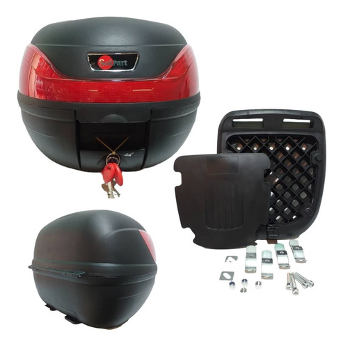 Imagen 1 de 1 de Maleta Moto C/base 33lts Solpart