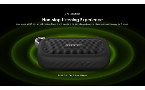 Parlante Inalámbrico Palm Oraimo Ip67 Bluetooth - Tecnobox
