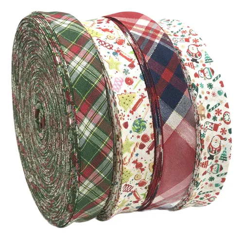 comprar Cinta Al Bies 20mm Por 4 Unidades De 25mts Pack Navidad