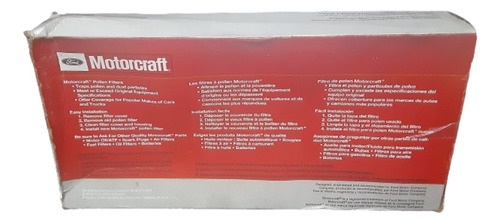 Filtro De Polen Aire Acondicionado Motorcraft