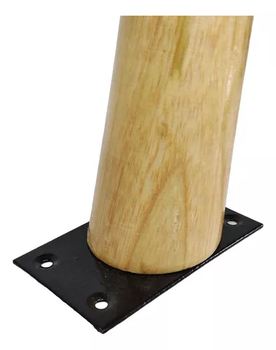 Patas De Madera 10cm Para Muebles - Cónica Diagonal X4 Und