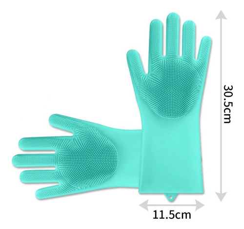 Guantes Premium Silicona Lava Plato Detergente Cocina Baño Surtidos